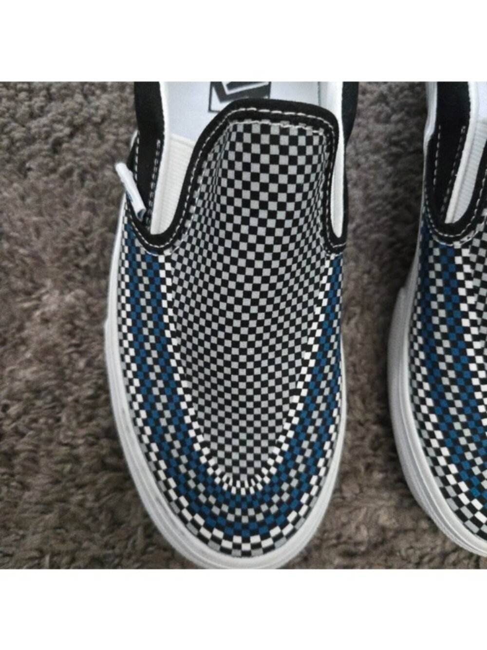 Vans Classic Slip On Checkered Multi Women Size 8 0826 - Picture 2 of 7